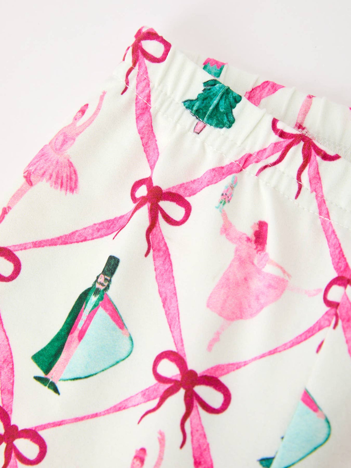 Christmas Bow Ballet Pajama Set