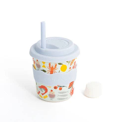 Amalfi Chino Cup 8oz with Straw