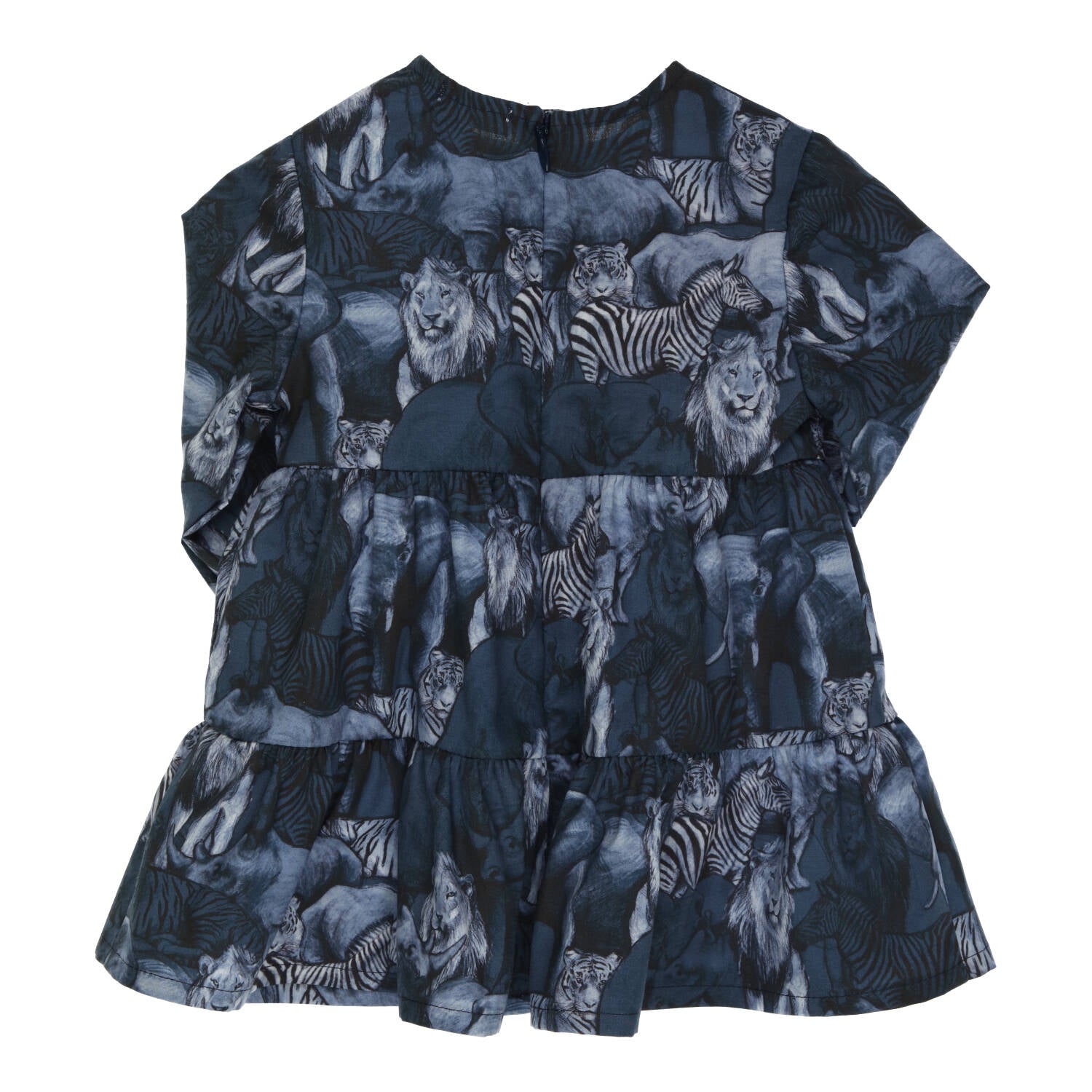 Girls Safari Print Dress