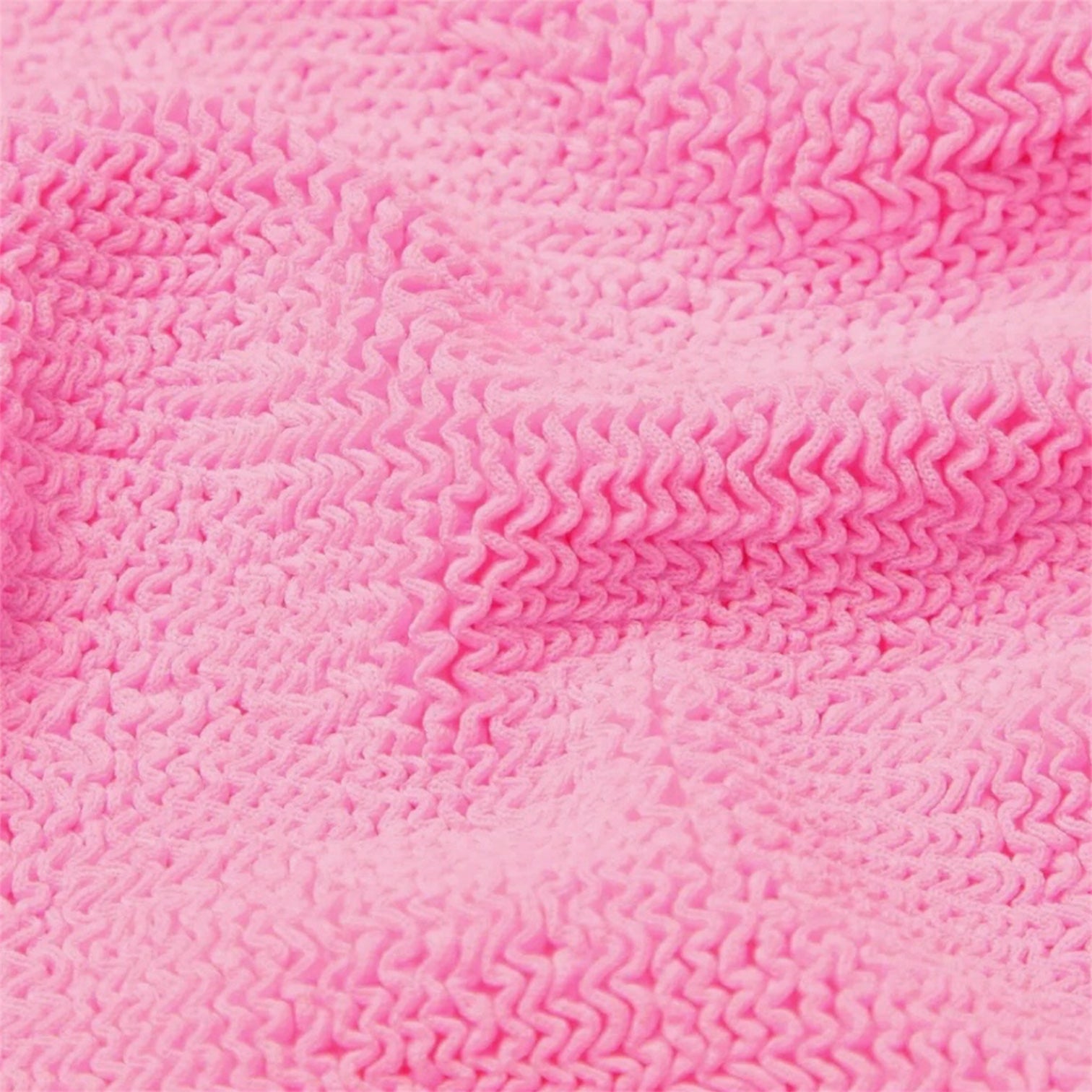 Square Neck Bubblegum Crinckle Swimsuit - Adult