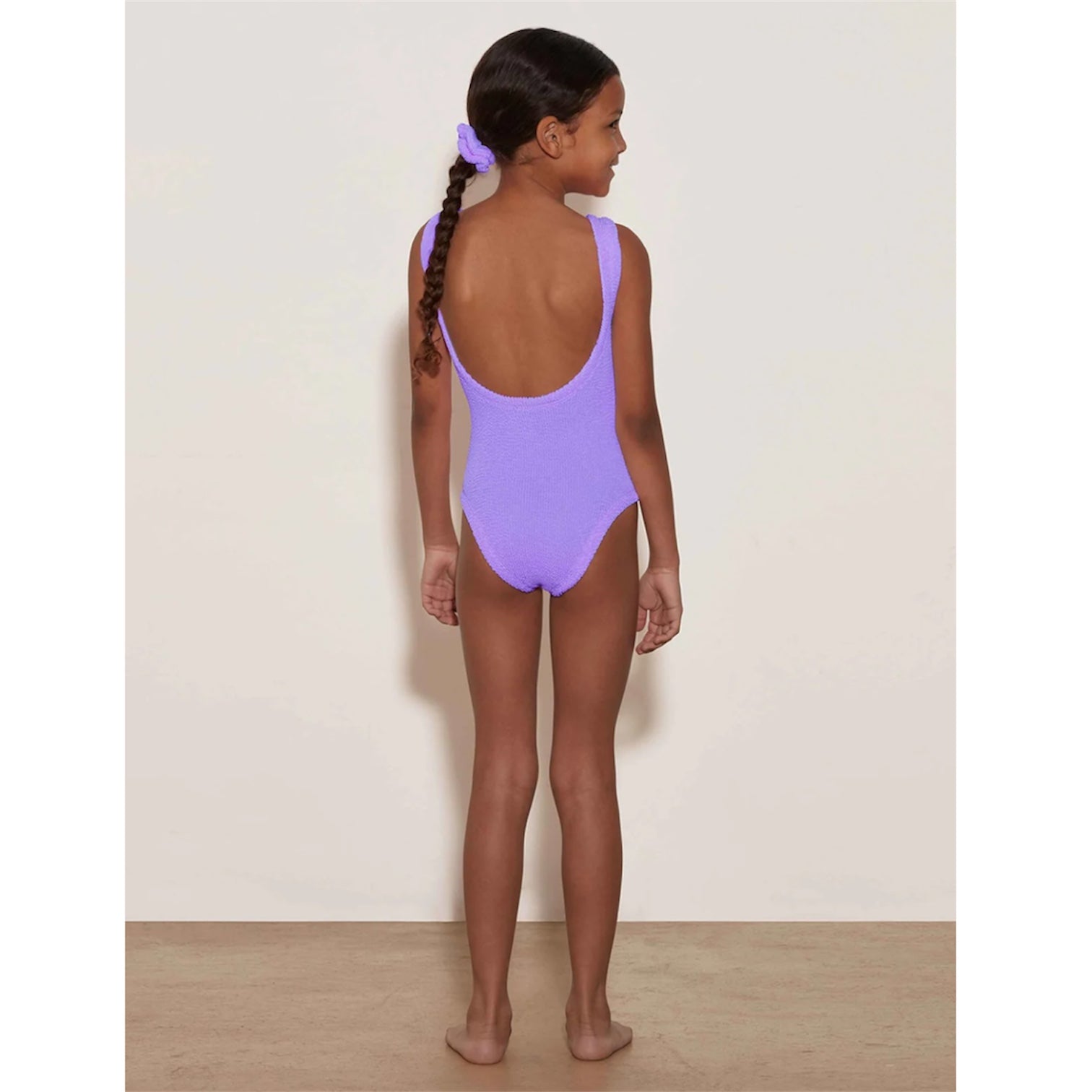 Classic Lilac Crinkle Swimsuit Kids
