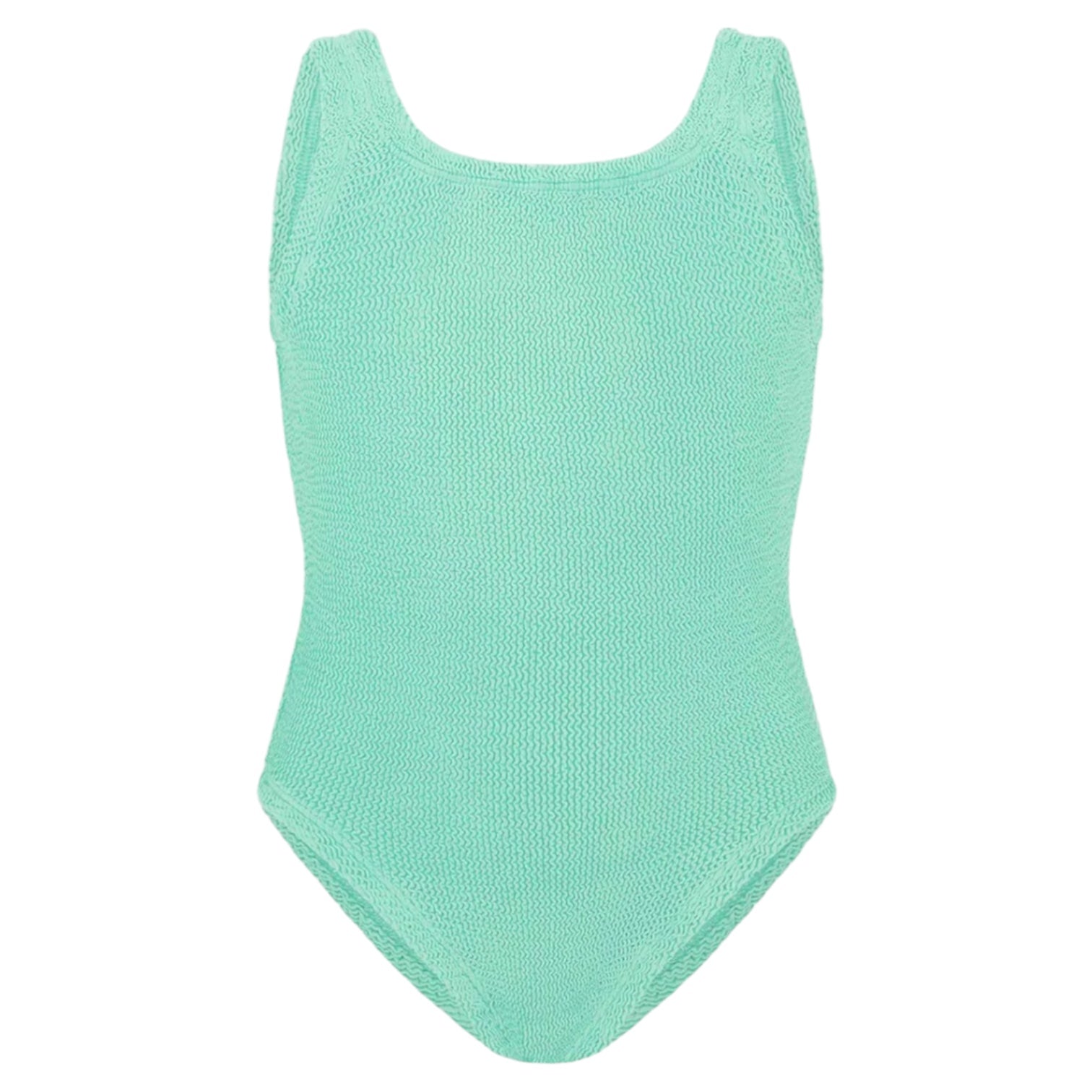 Classic Metalic Mint Crinkle Swimsuit Kids