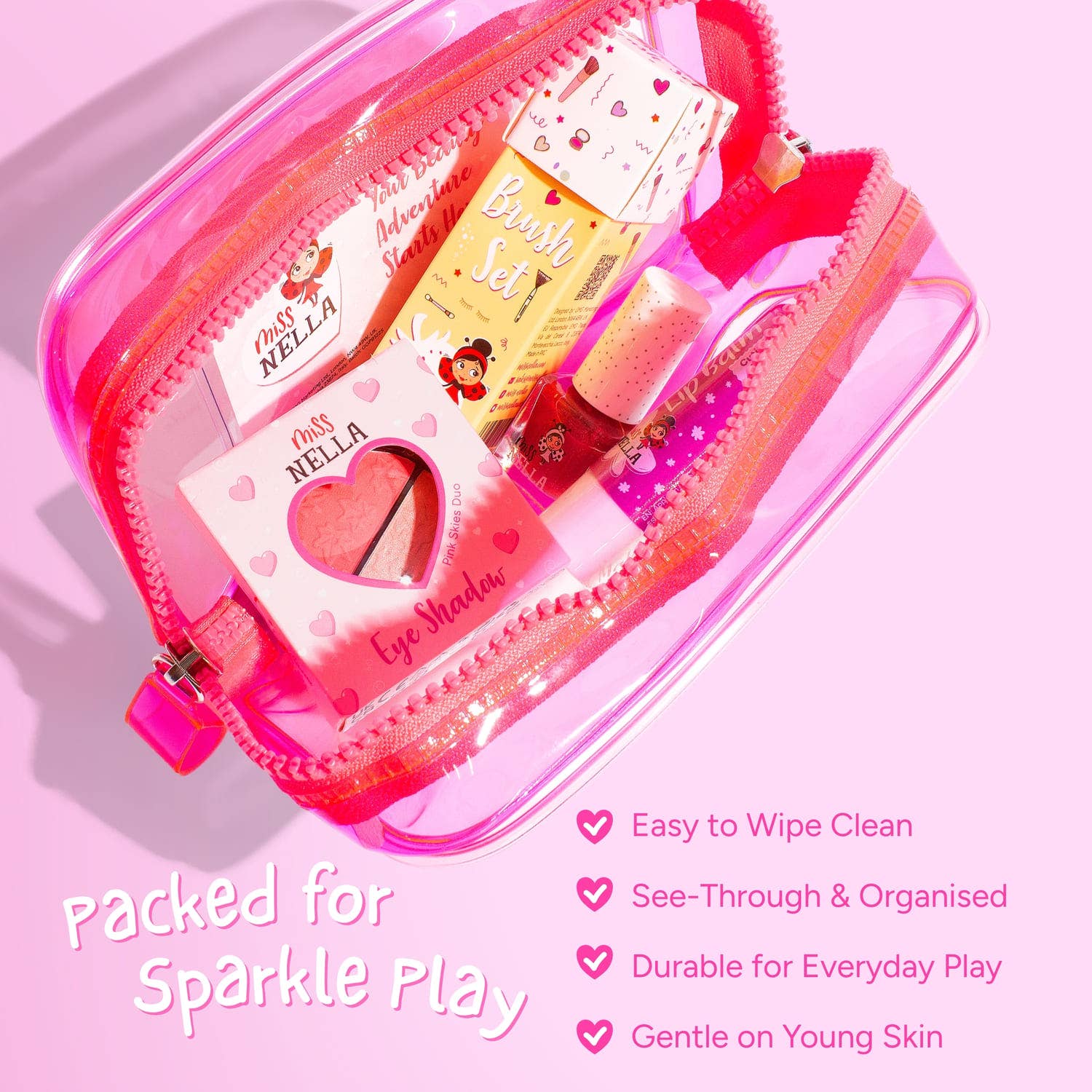 Pink Girly Girl Essentials Gift Set for Children