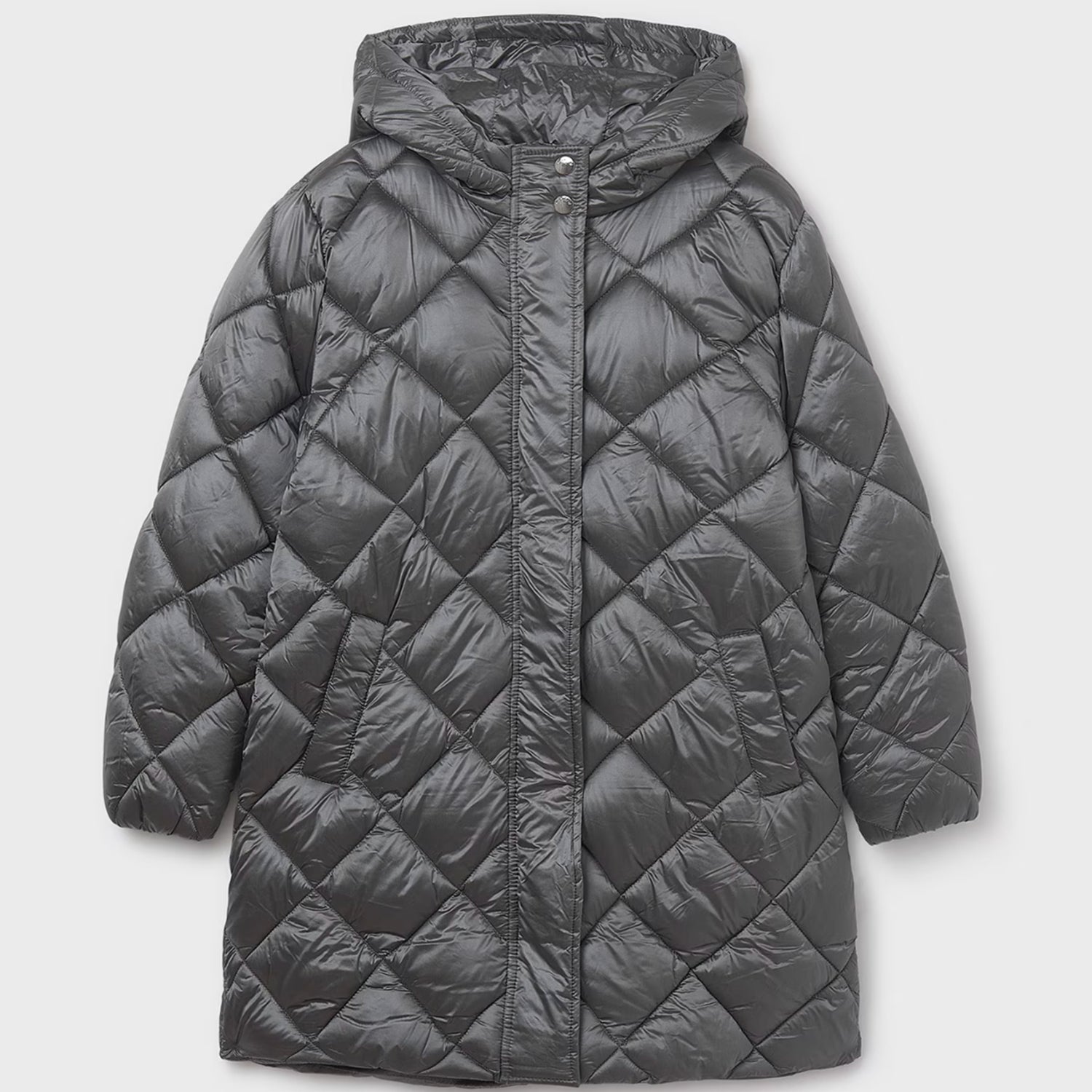 Dark Grey Padded Coat