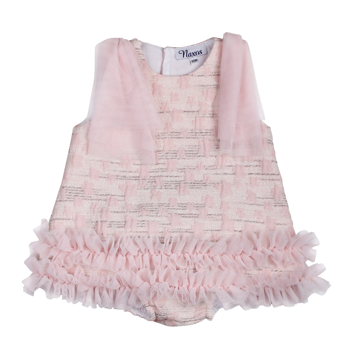 Pink Jacquard Bloomer Set