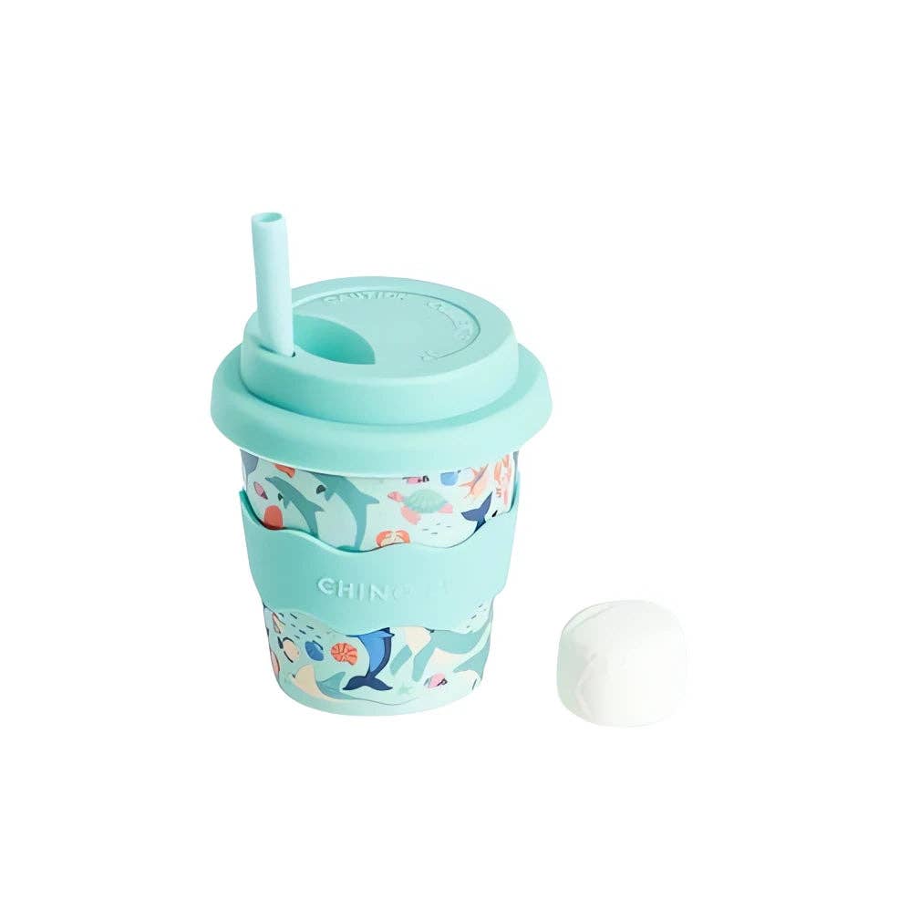 Sea Creatures Babychino Cup 4oz (Straws Sold Separately)