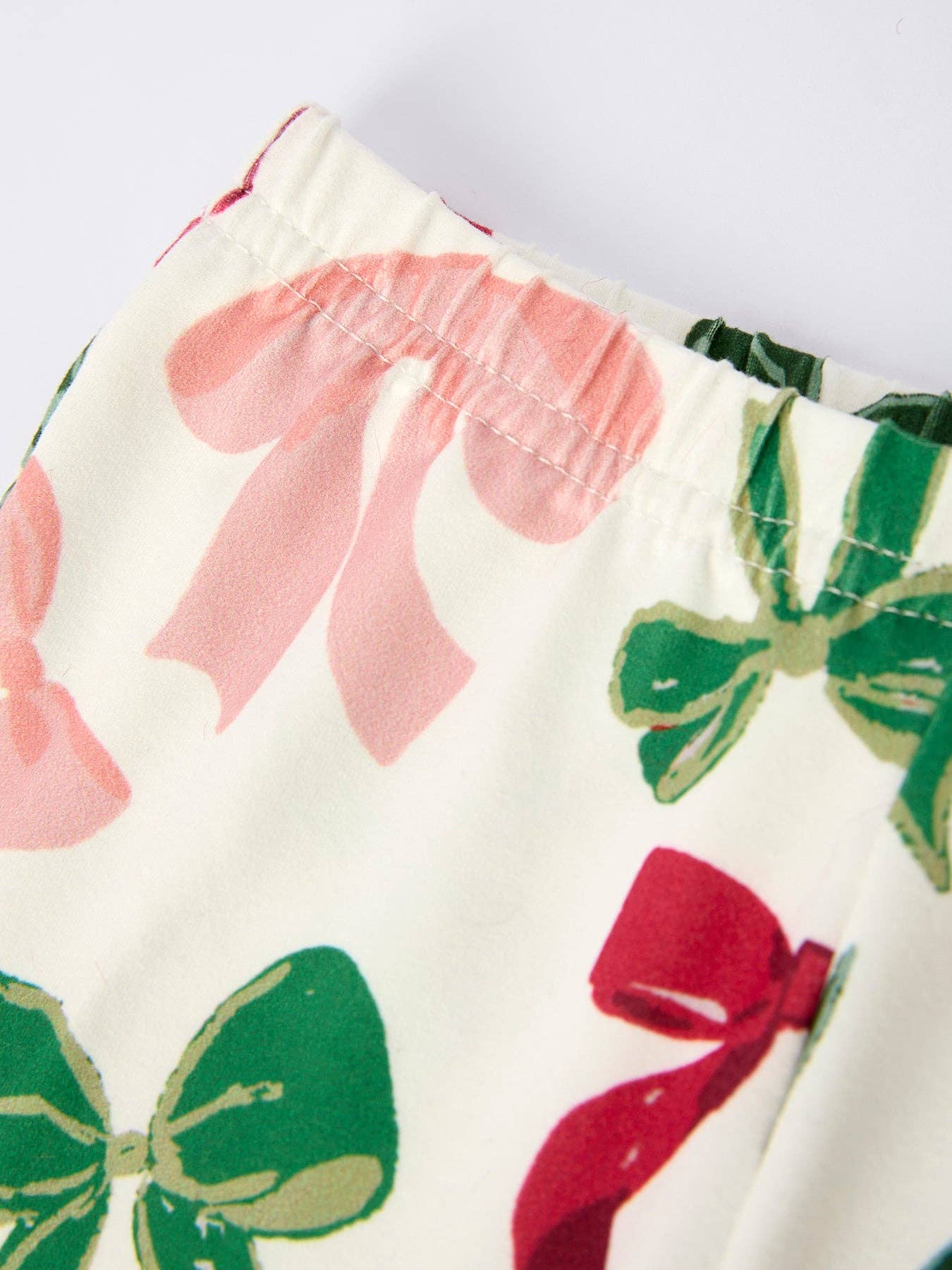 Holiday Bow Print Christmas Pyjamas Set  PRE ORDER OCT