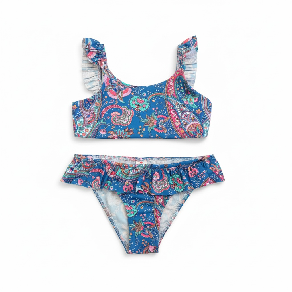 Green Liberty Print Bikini