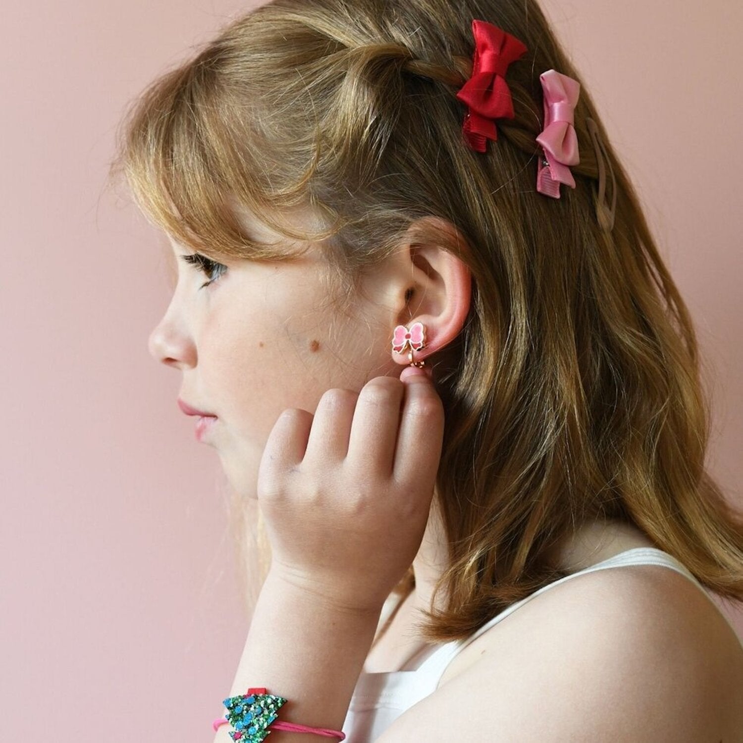 Jolly Christmas Clip On Earings