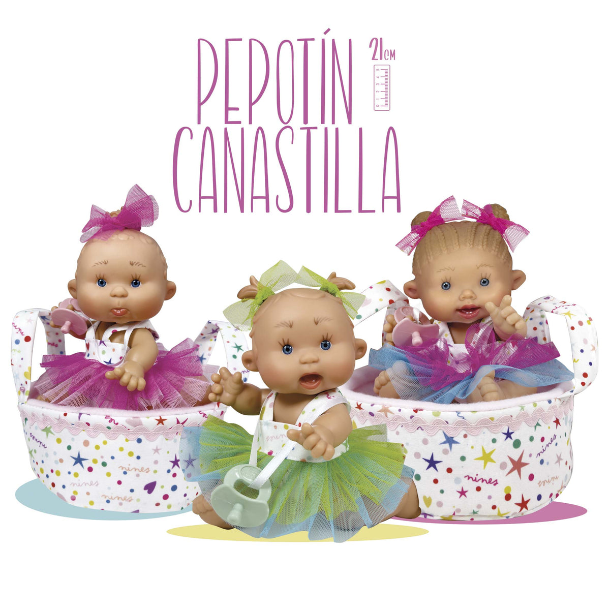 ORIGINAL PEPOTIN DOLL BASKET 10UN