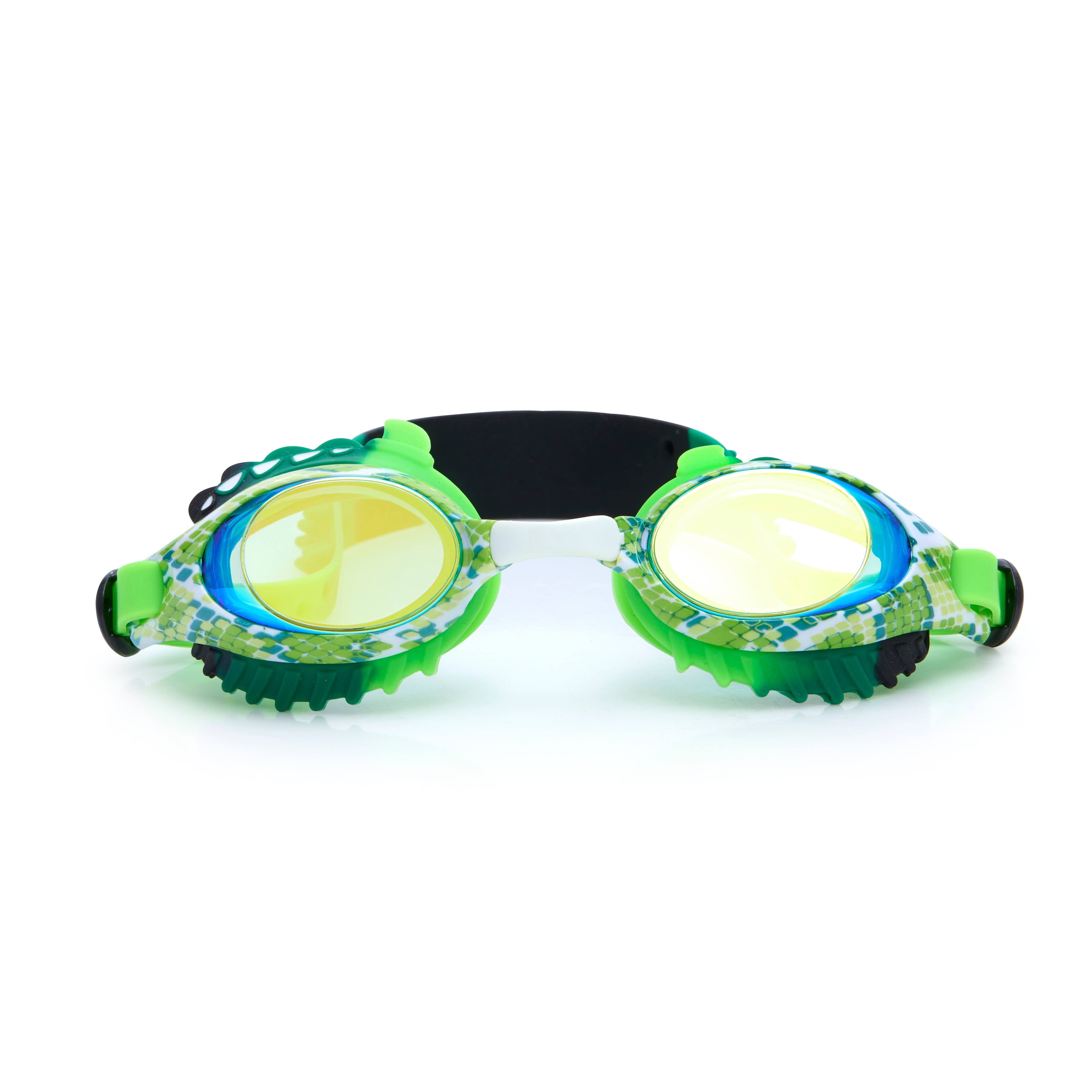 Green Serpent Swimming Goggles
