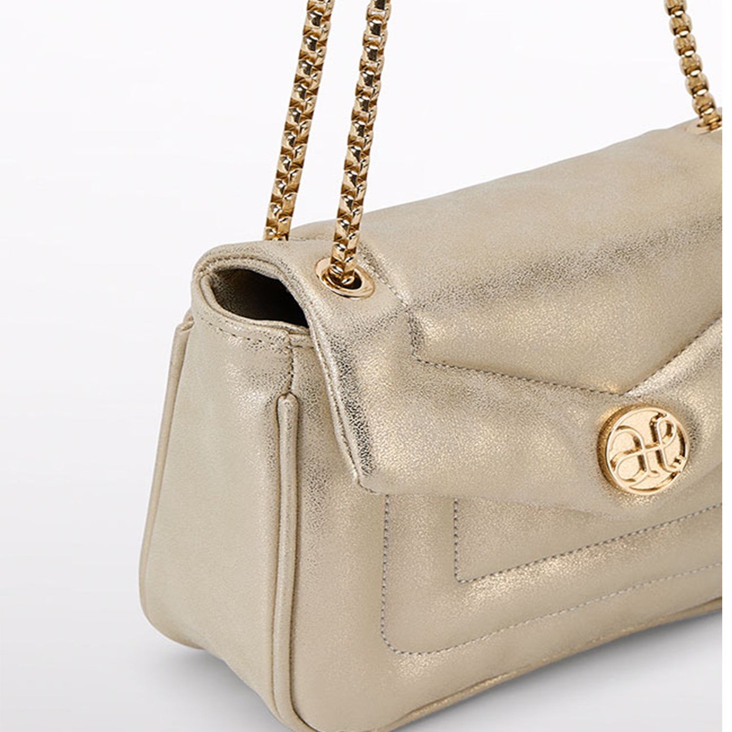 Gold Quilted Bag