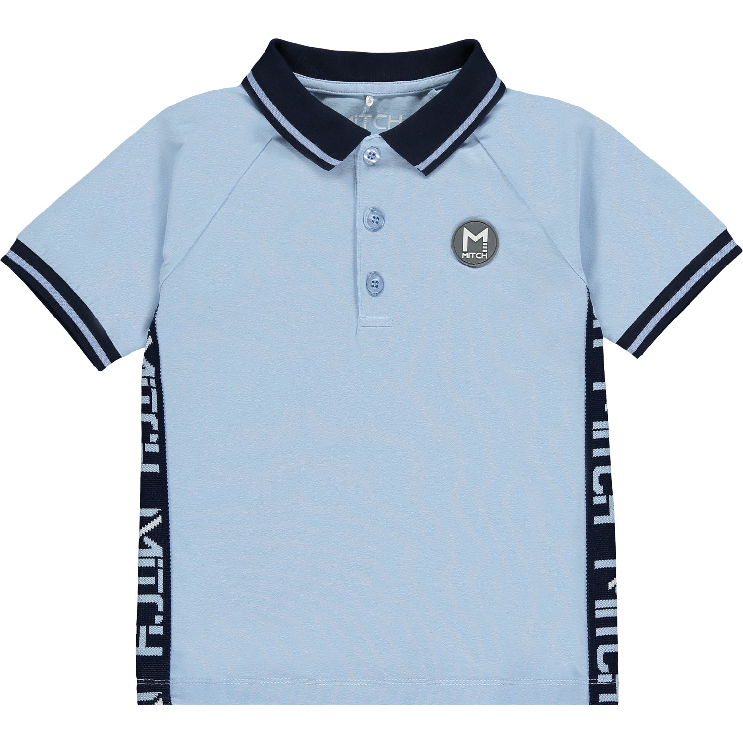 Light Blue Tapered Polo