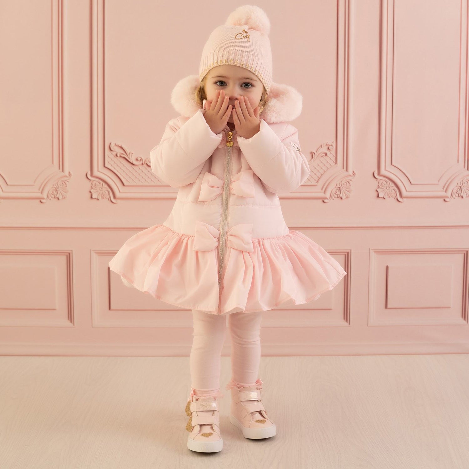 Pale Pink Padded Coat