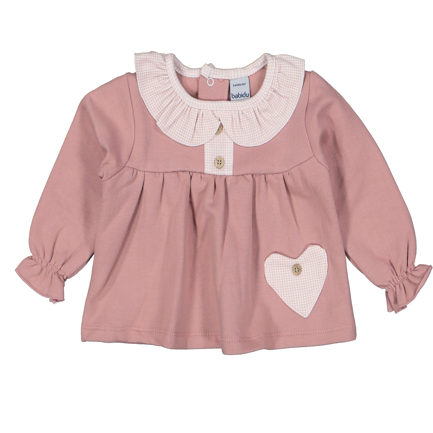 Dusty Pink Heart Trouser Set