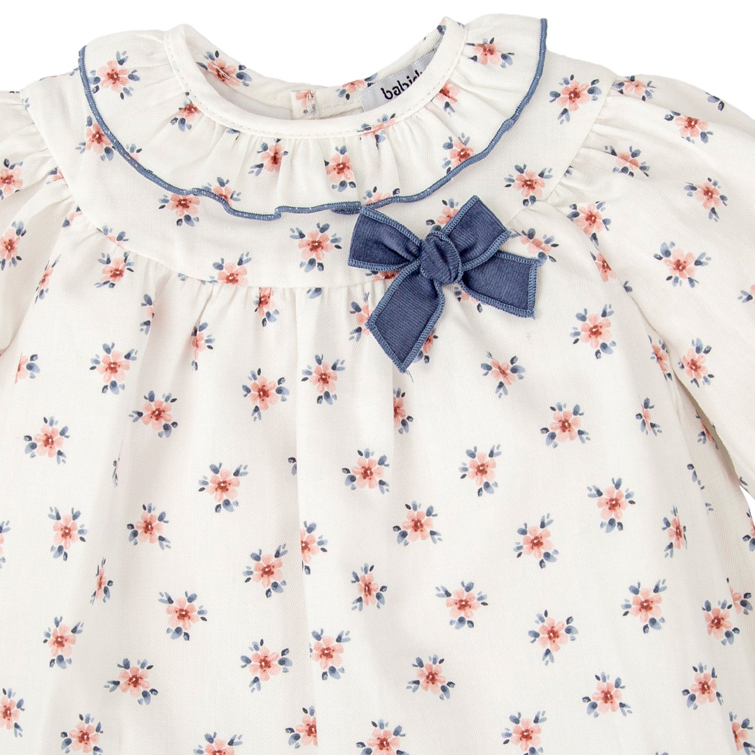 Baby Blue Velvet Bow Dress