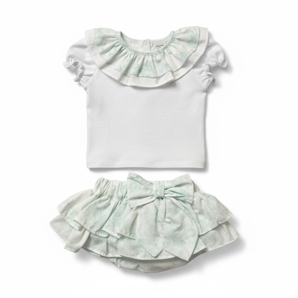 Mint Top and Bloomers
