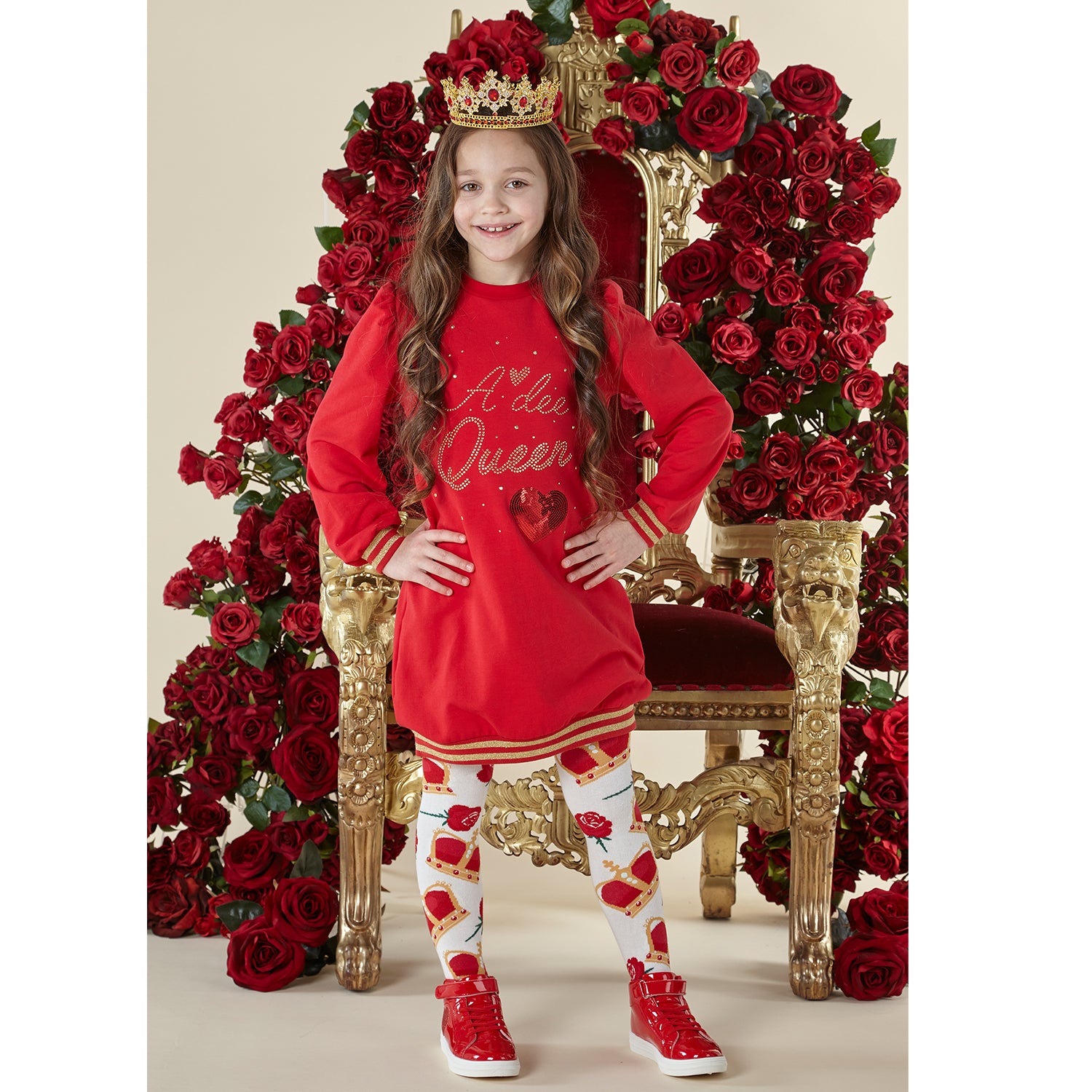 Red Queen Jumper Dress