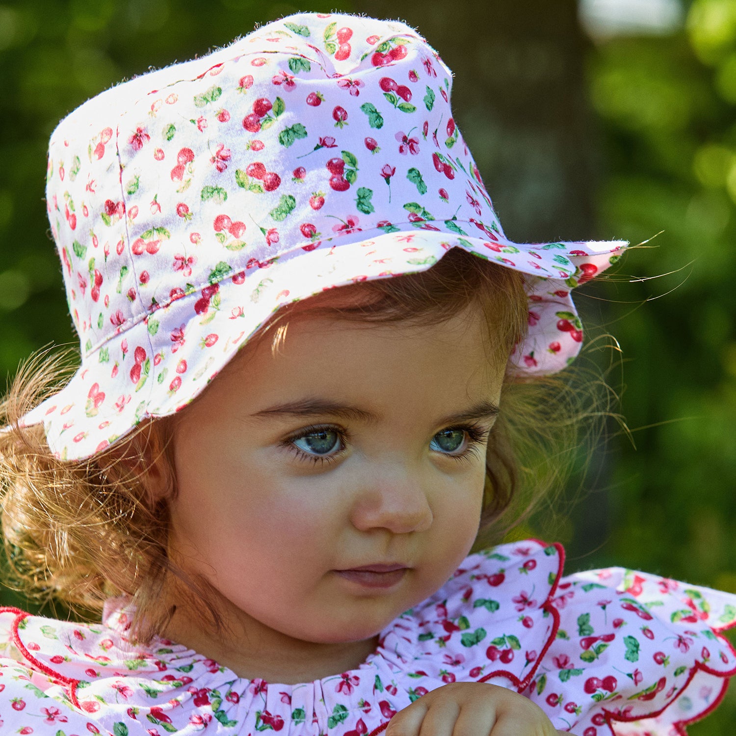 Red Cherry Floppy Hat