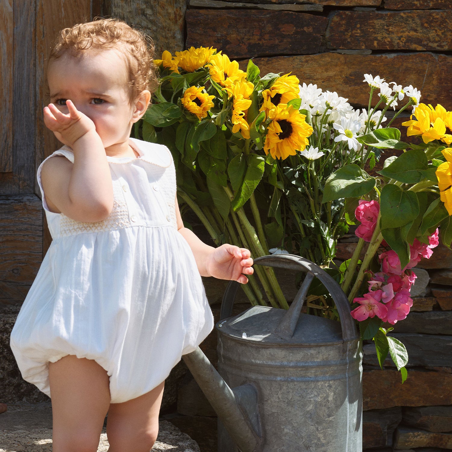 Chantilly Smocked Romper