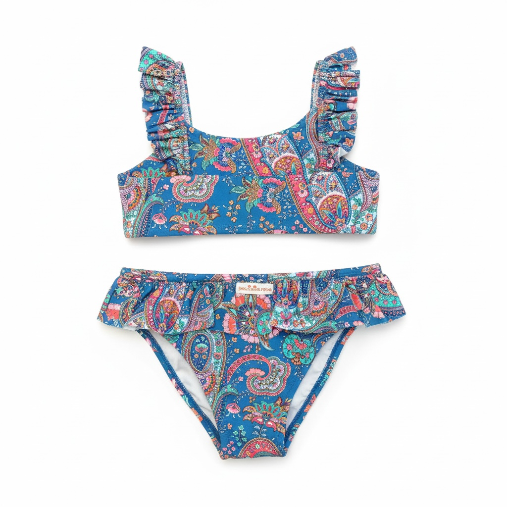 Green Liberty Print Bikini