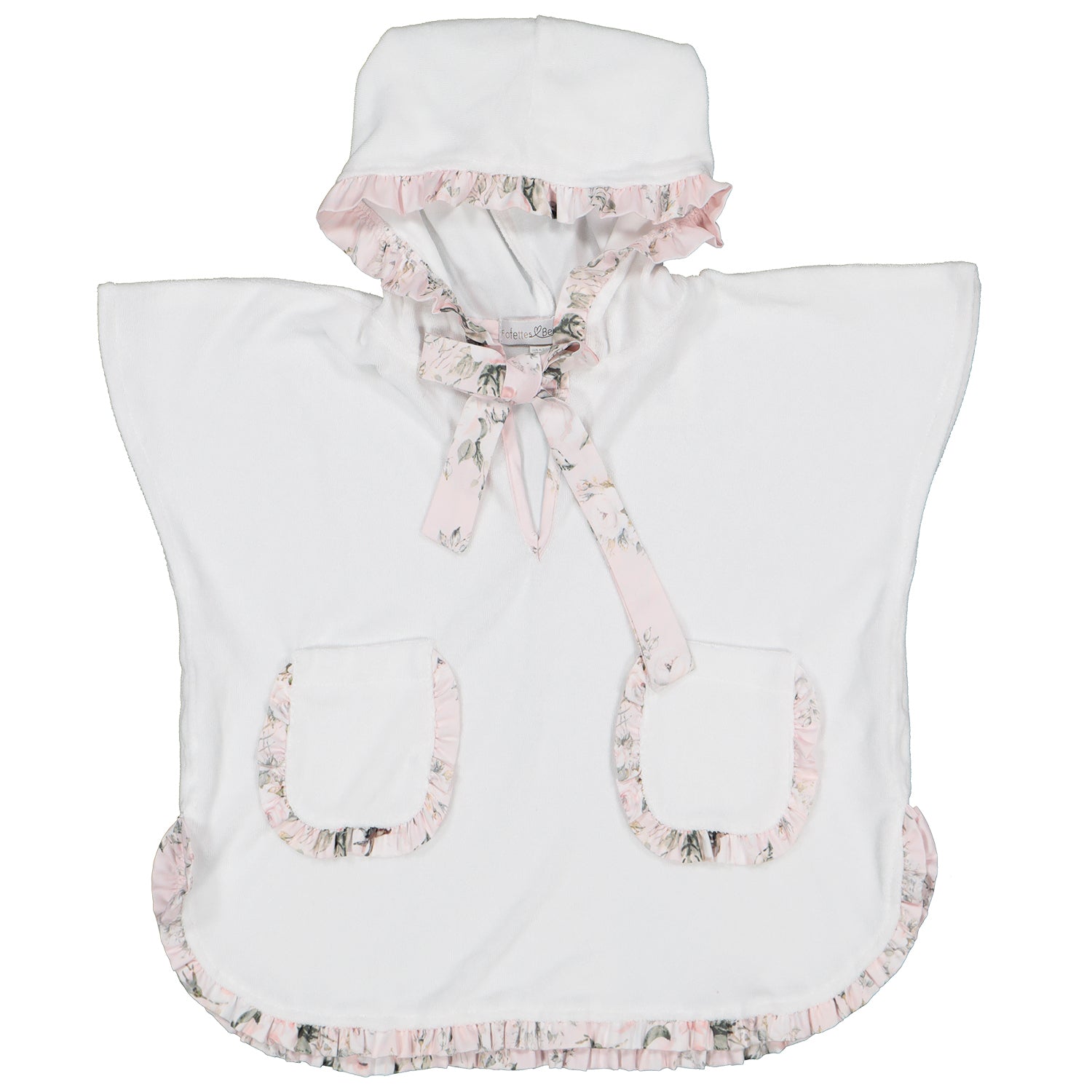 Bali Print Towelling Poncho
