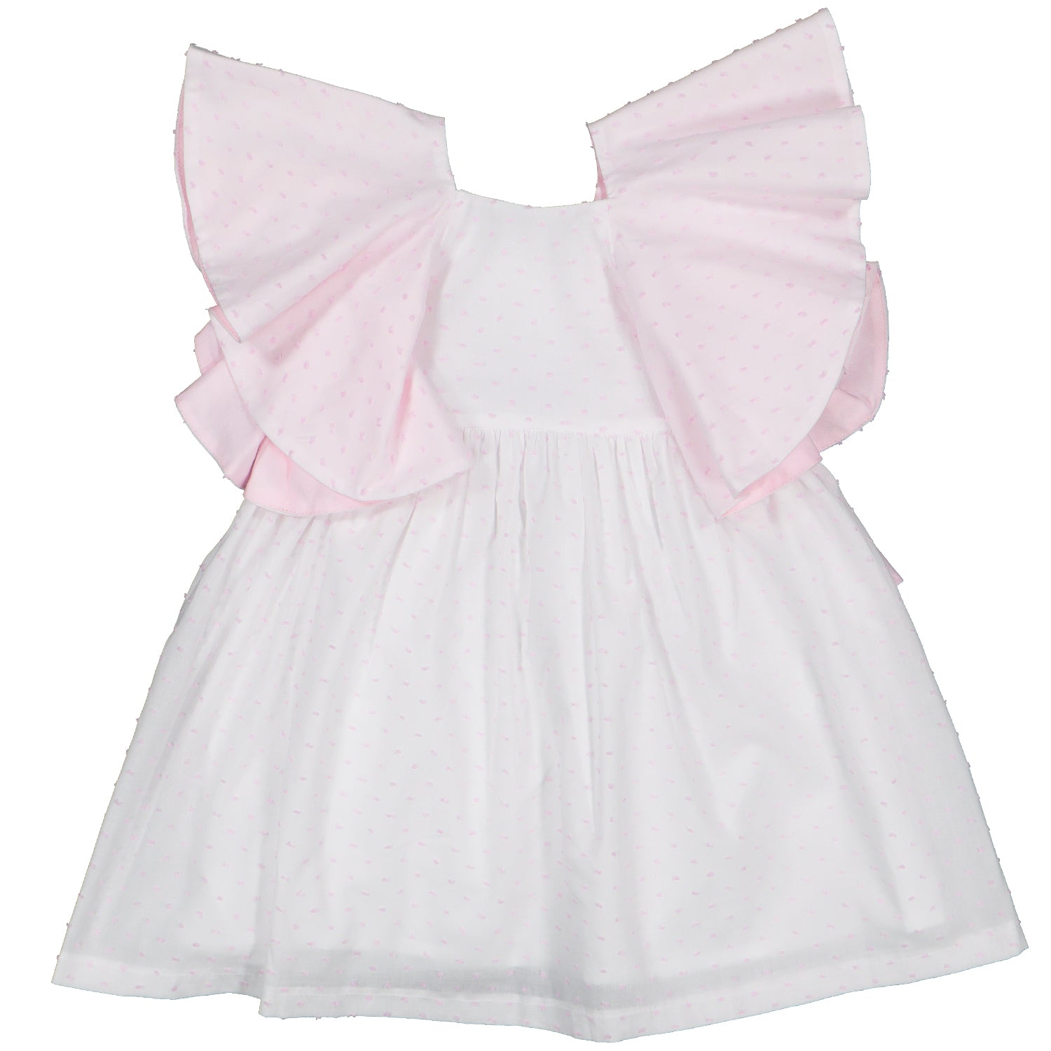 Pastel Pink Plumeti Dress