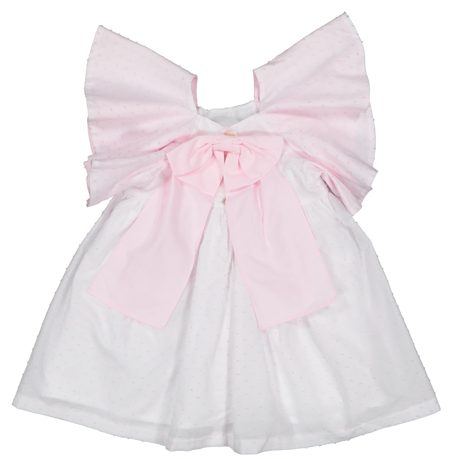 Pastel Pink Plumeti Dress