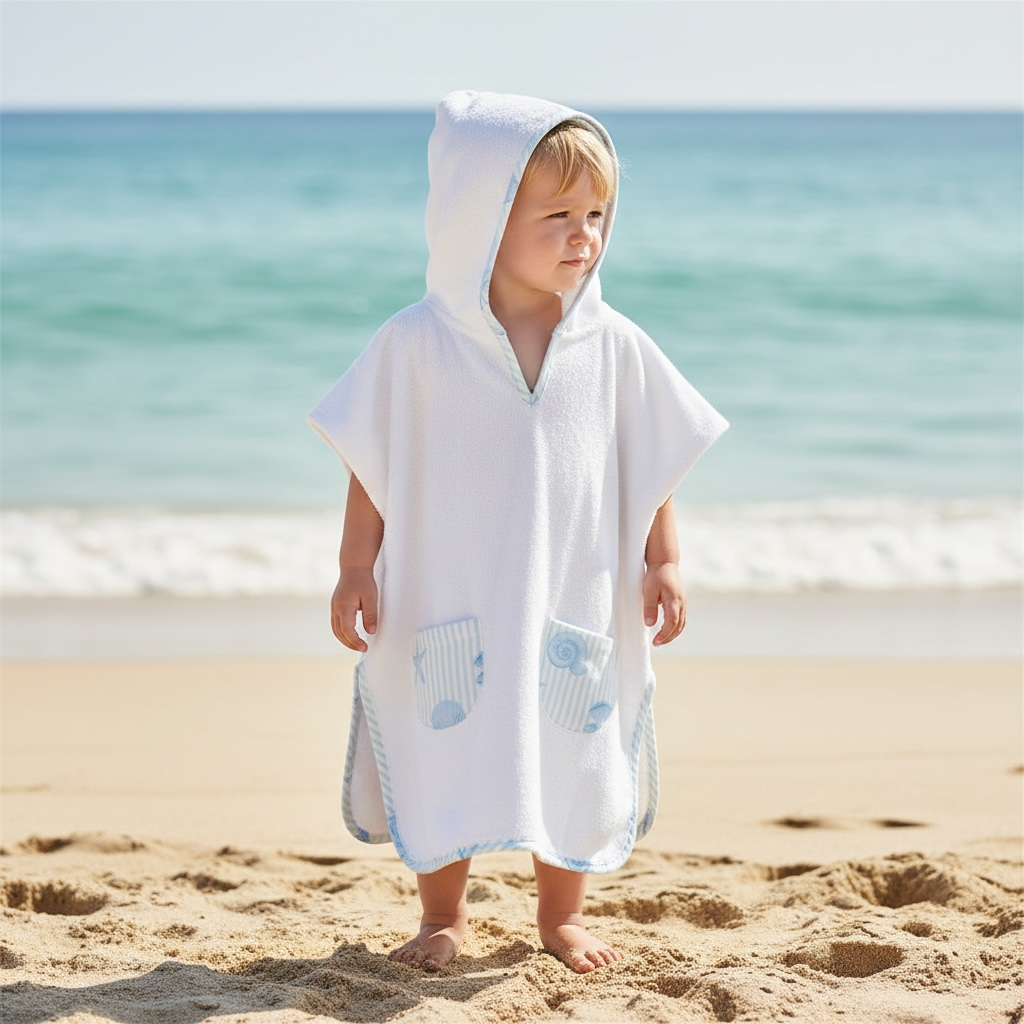 Mint Green Shell Poncho