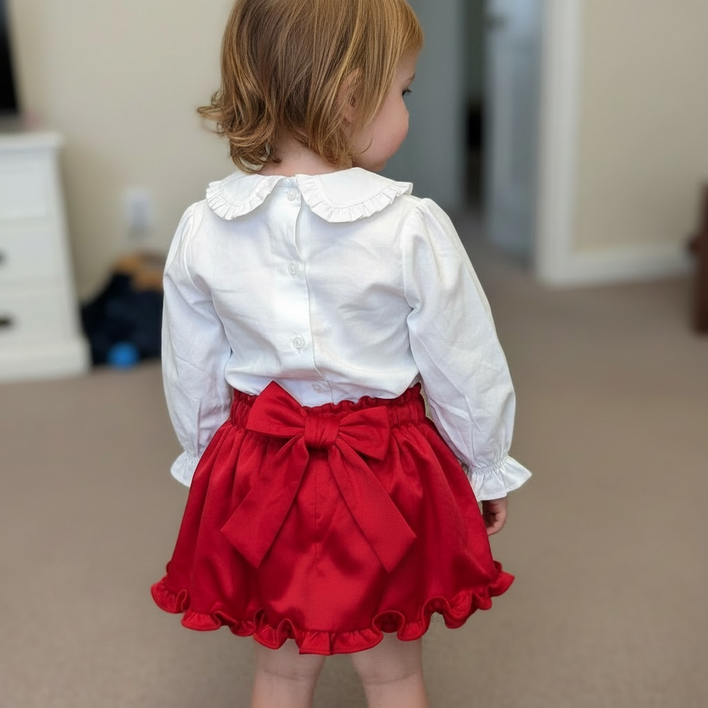Red Velvet Skirt