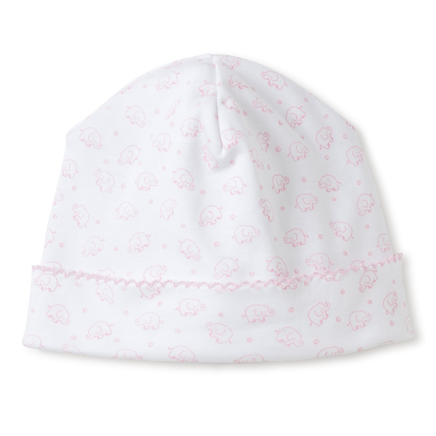 Pink Elephant Print Hat