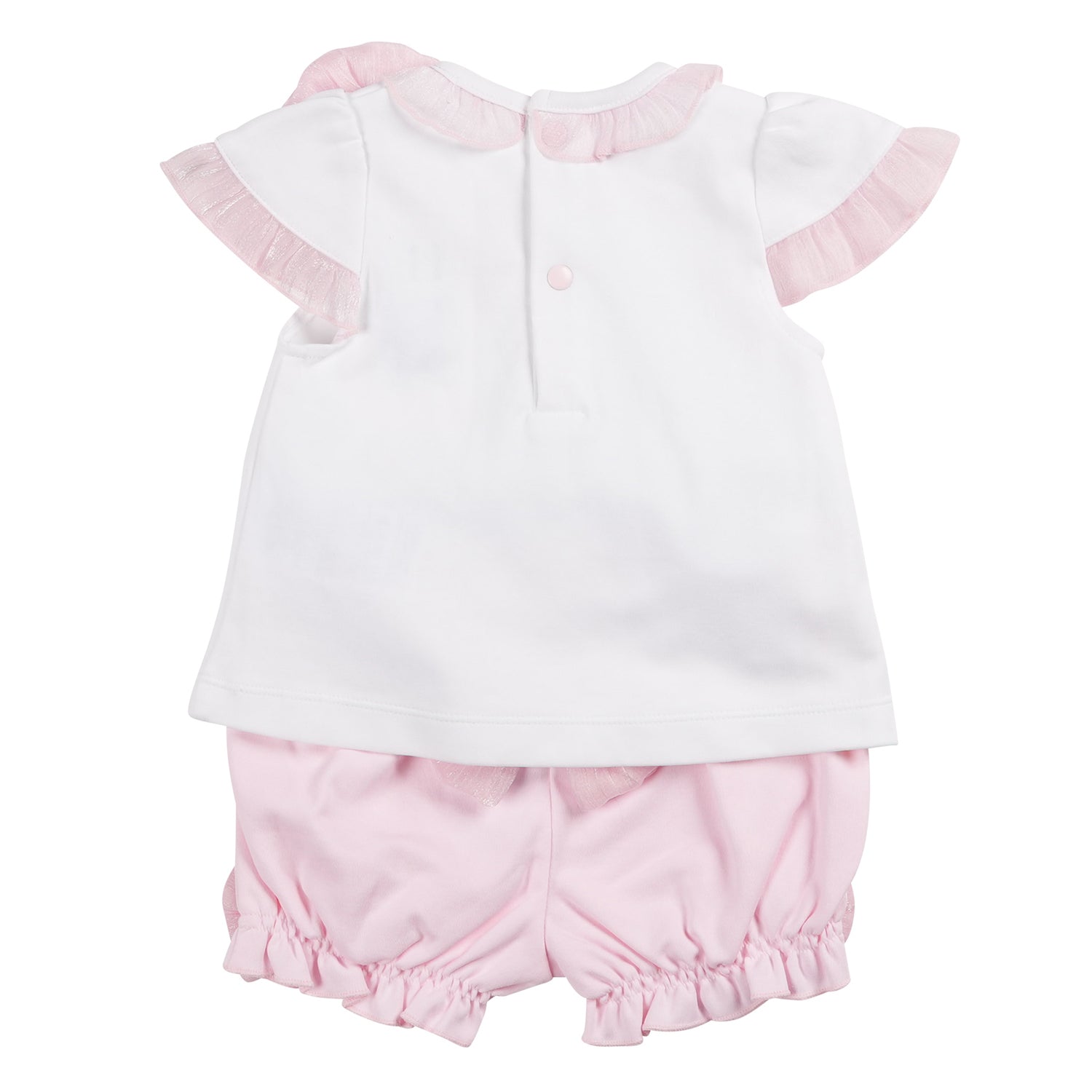 Pink Bow Bloomer Set