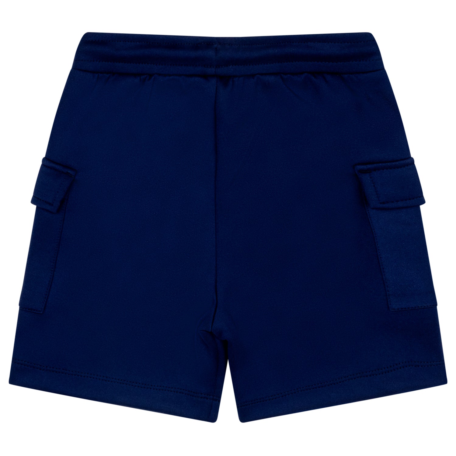 Navy Poly Shorts