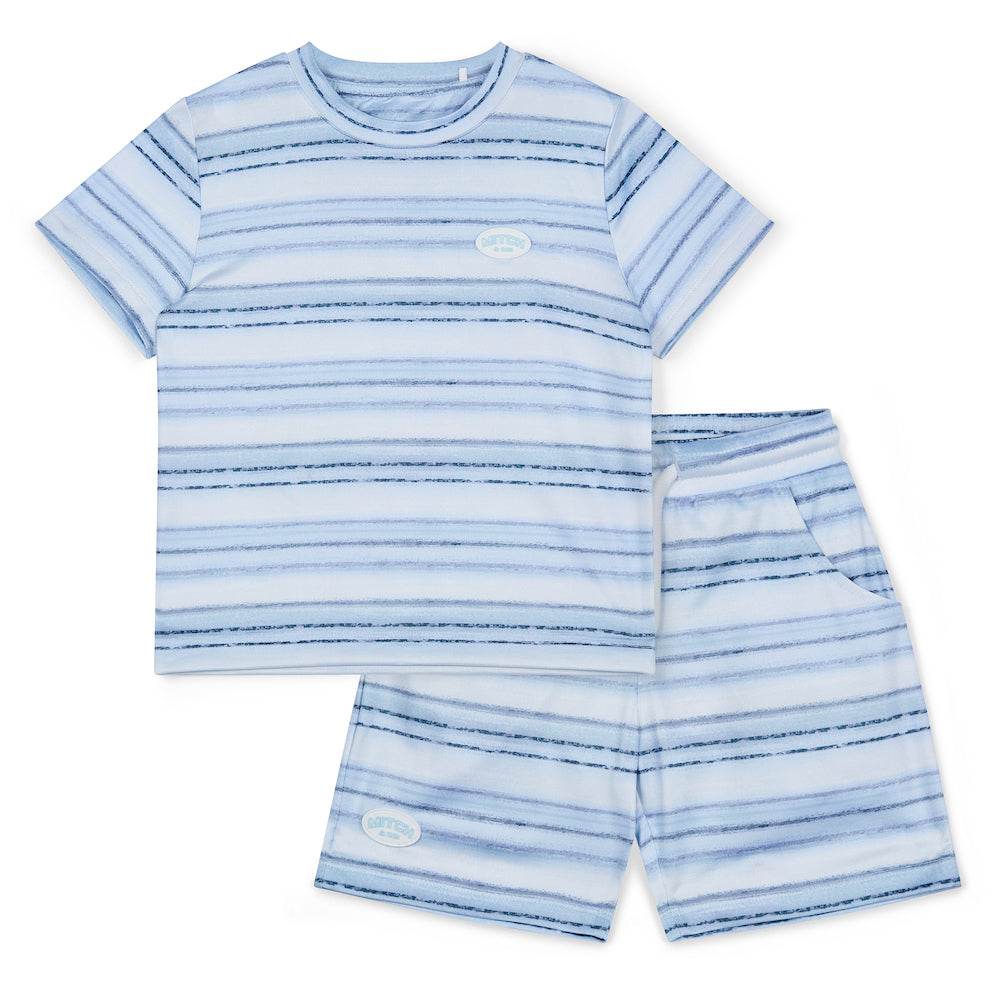 Blue Stripe Soft Set