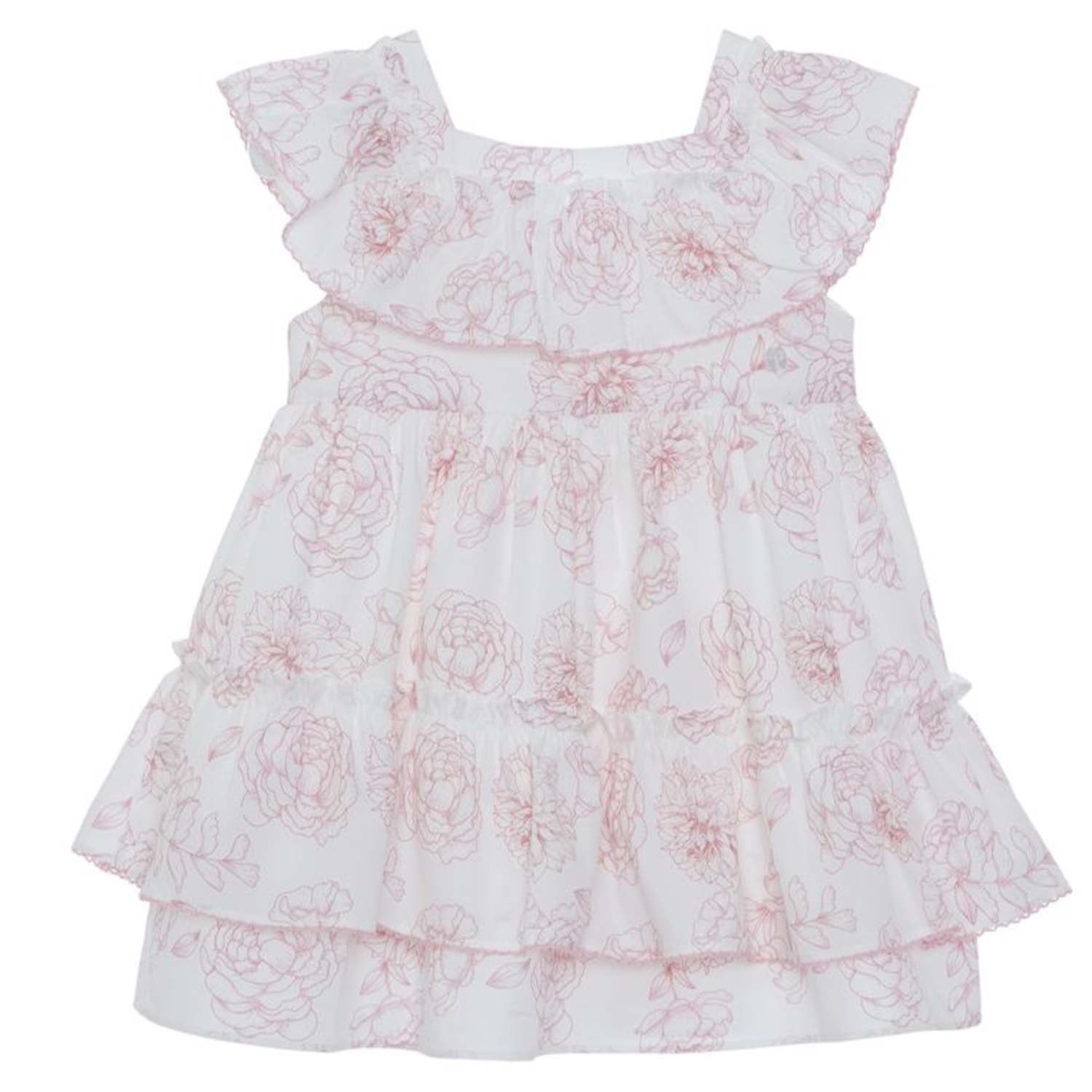 Pink Toile De Jouy Dress