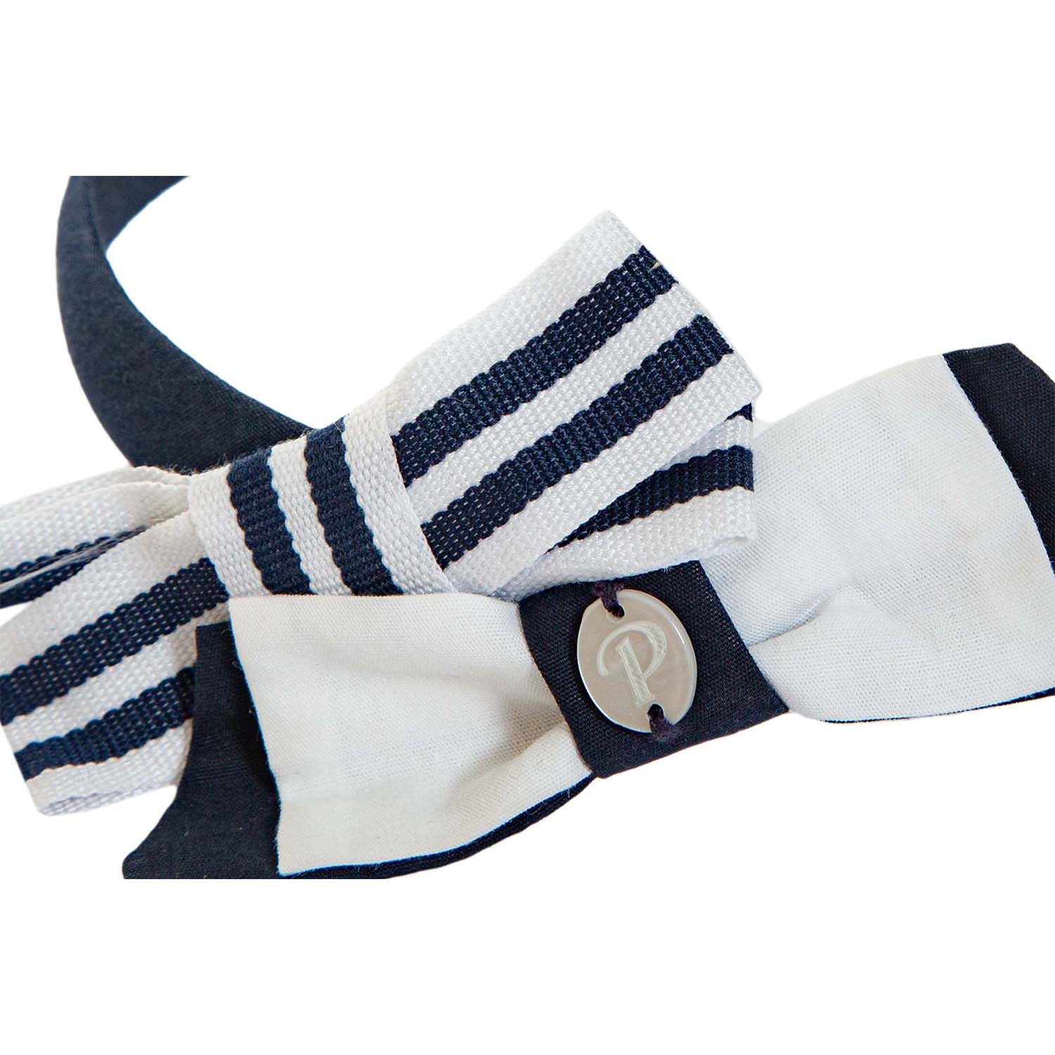 Navy Stripe Alice Headband