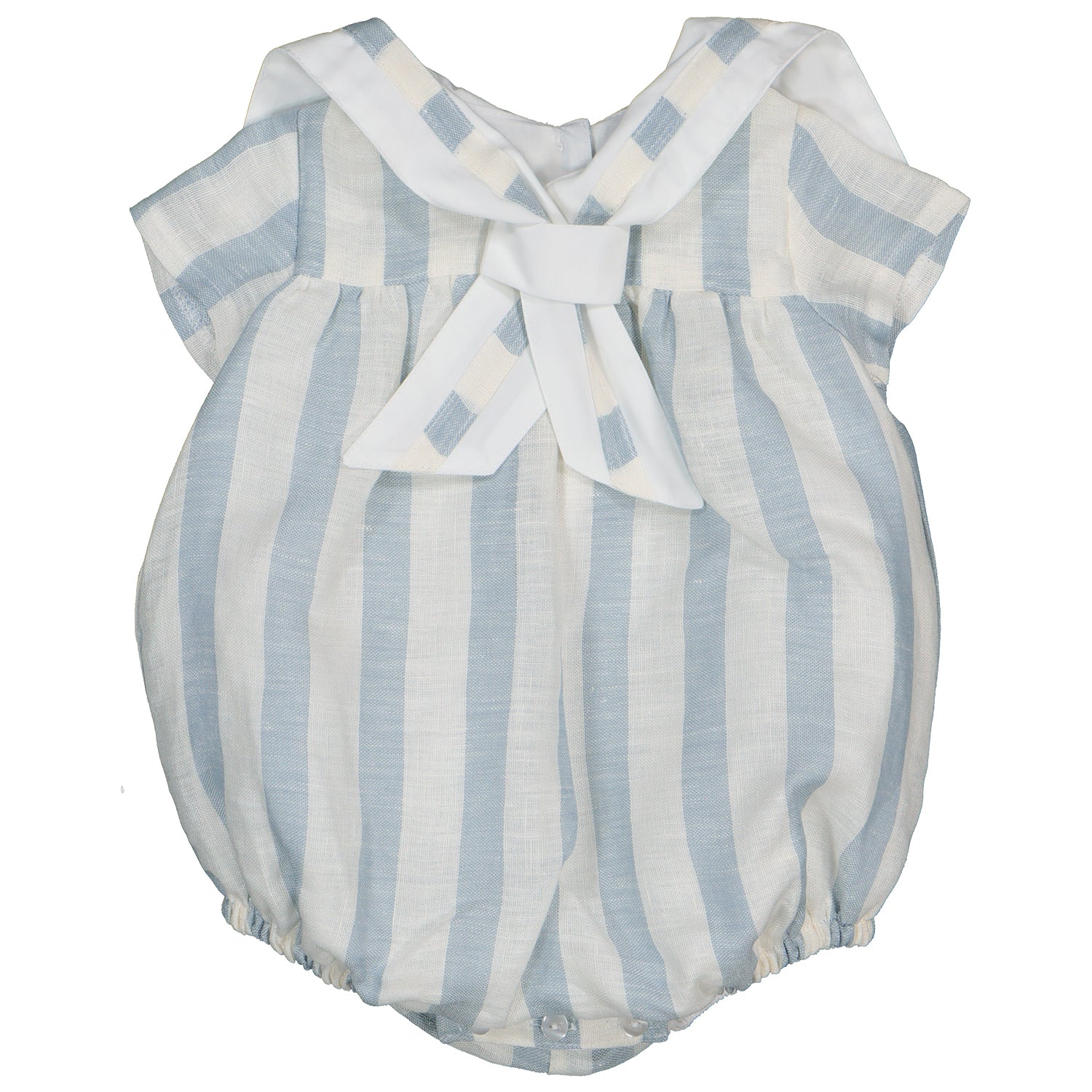 Blue Stripe Romper