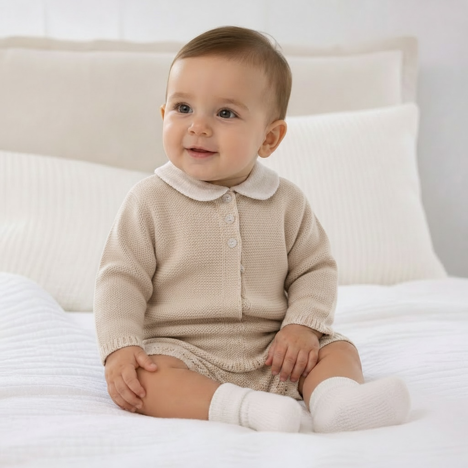 Sand 3 Piece Knit Set