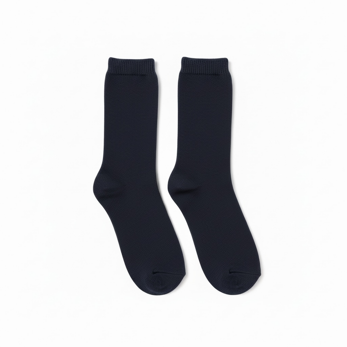 Navy Plain Knee High Sock