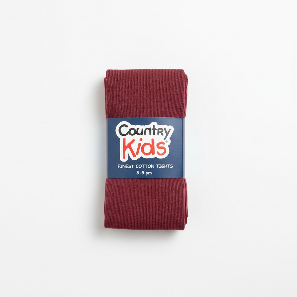 Burgundy Cotton Tights