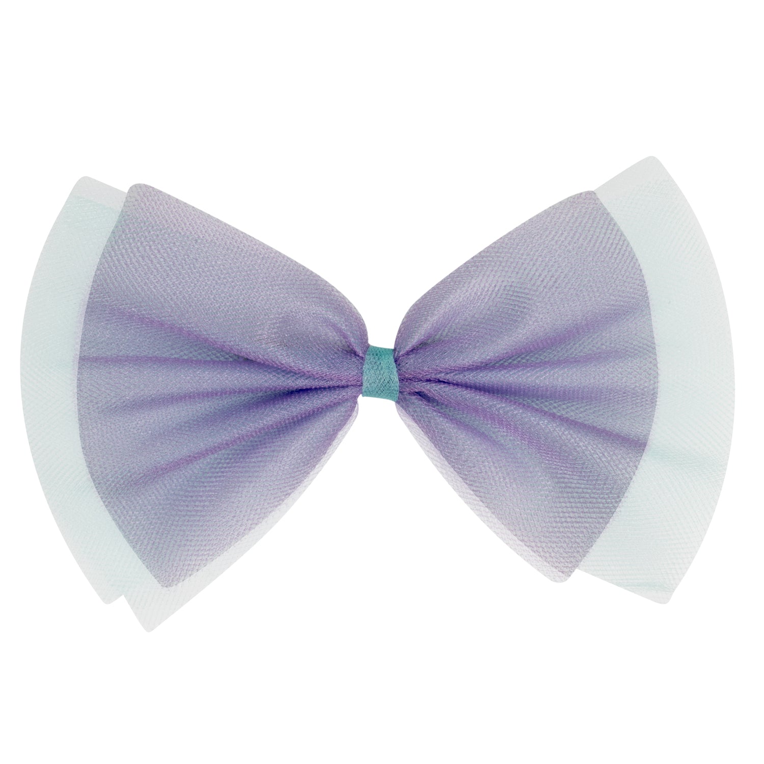 Lilac Tulle Bow Hairclip