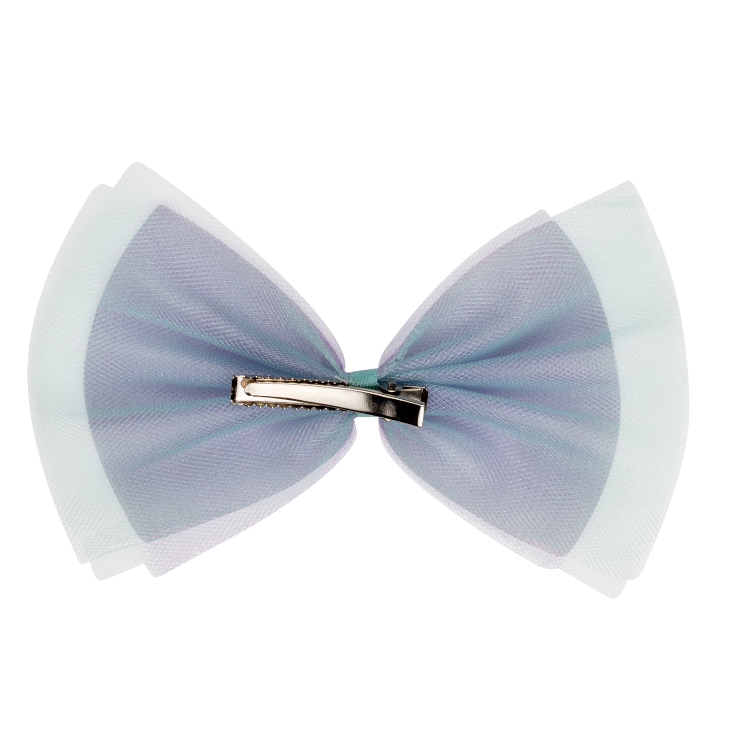 Lilac Tulle Bow Hairclip