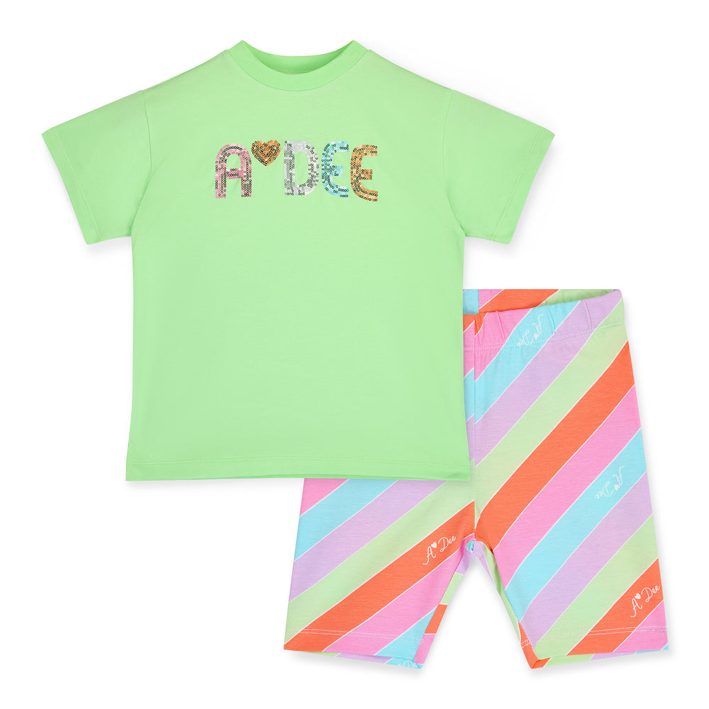 Lollipop Tropical Cycling Short Set