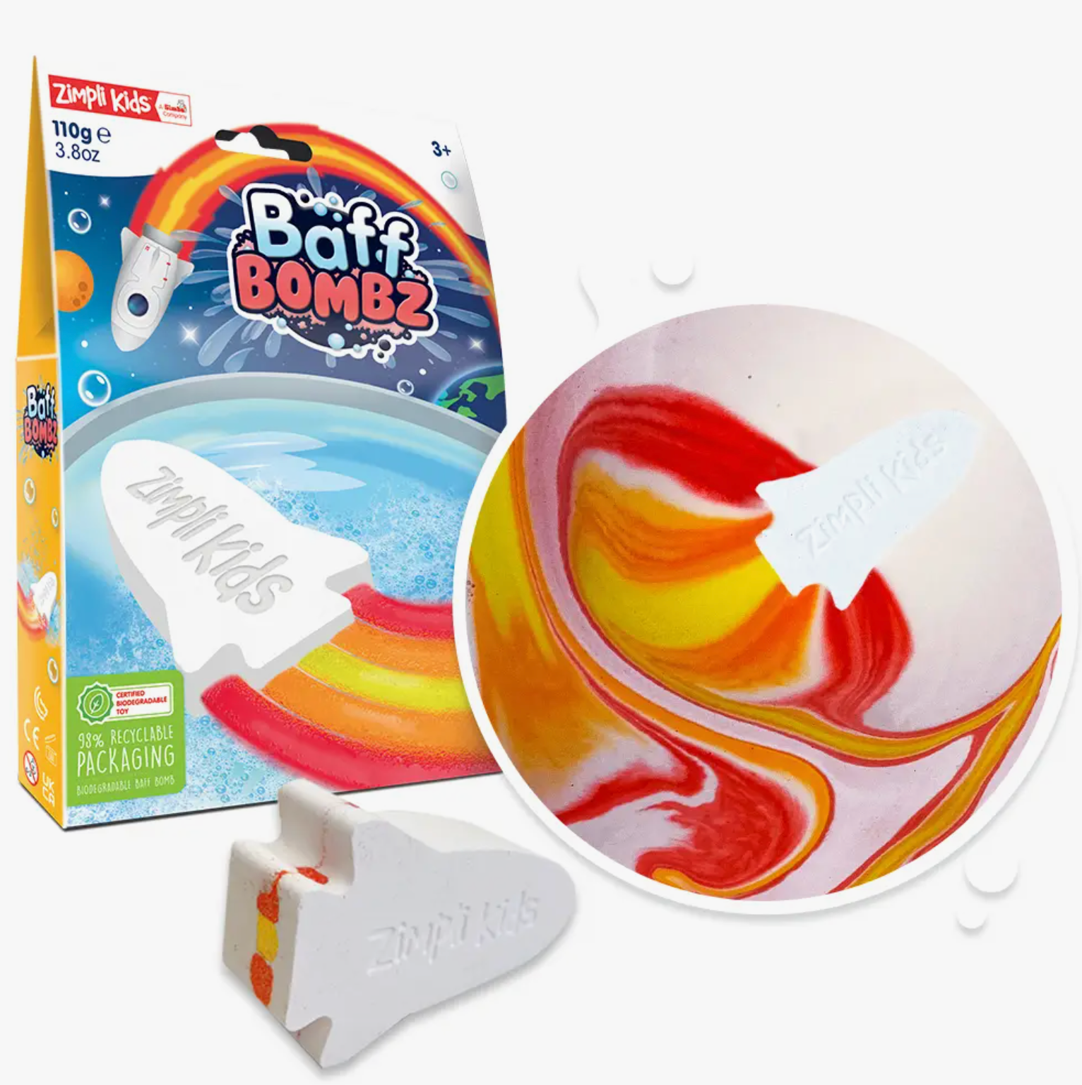 Rocket Baff Bombz - Bath Bomb Fizz Toy
