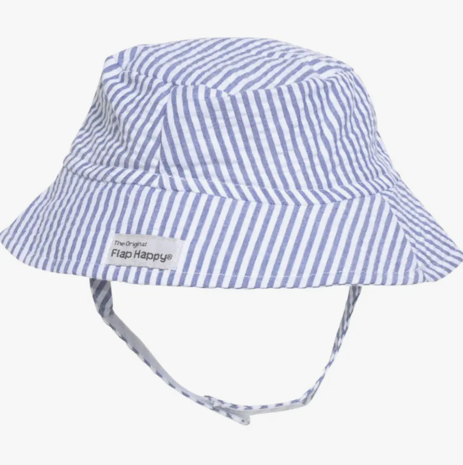 Blue & White Stripe Bucket Hat