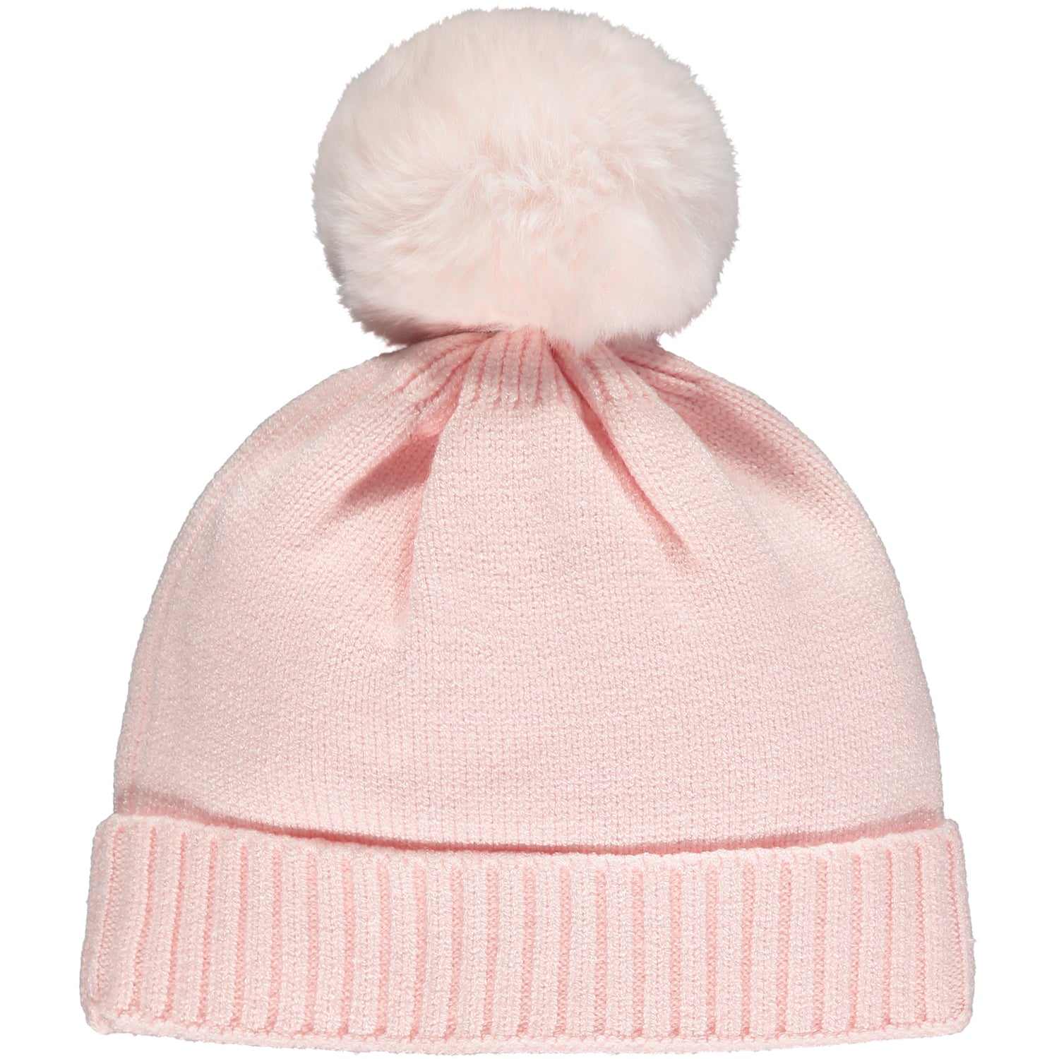 Pale Pink Pom Hat