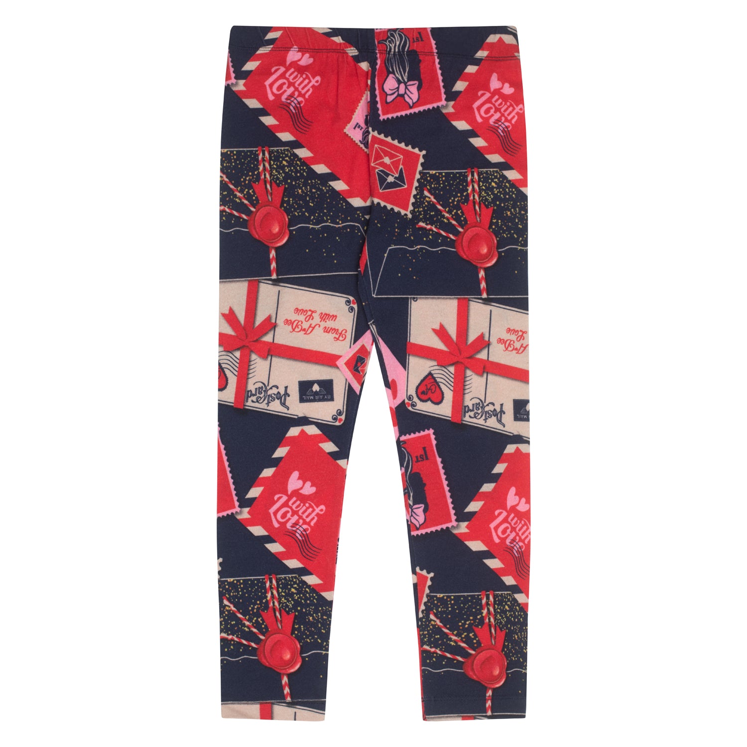 Stamp Print Legging Set