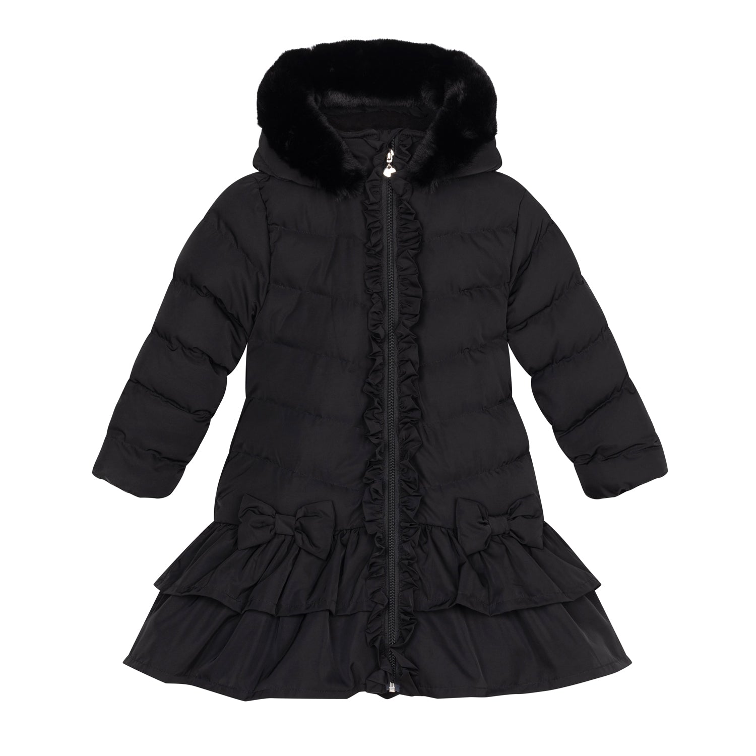 Black Padded School Coat