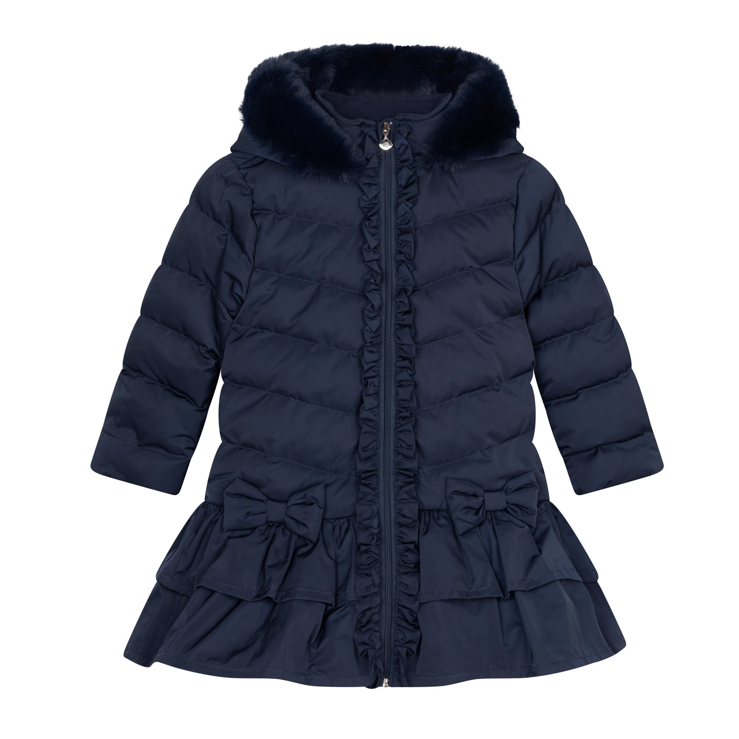 Navy Padded School Coat