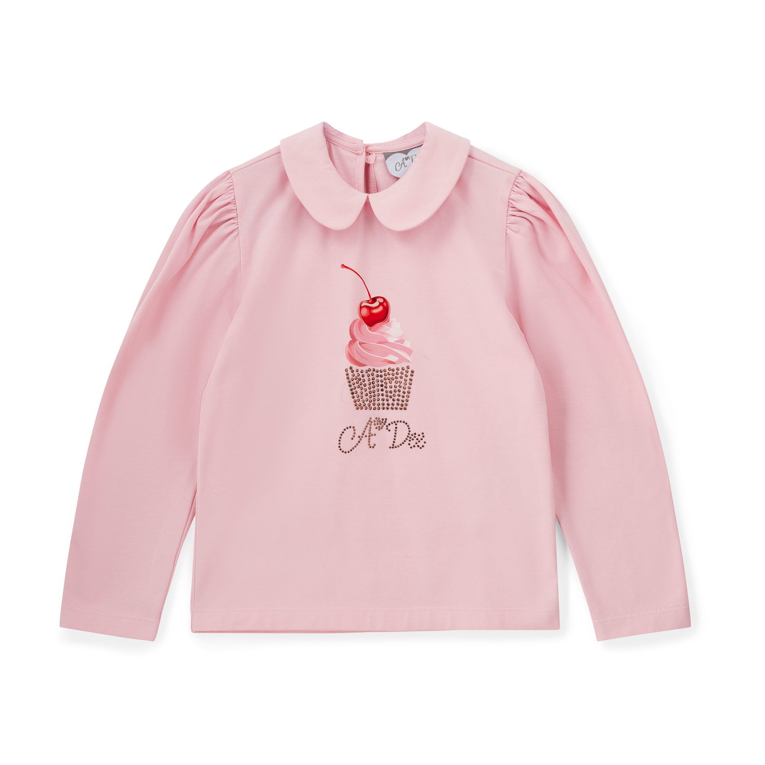 Pink Bear Print Skirt Set